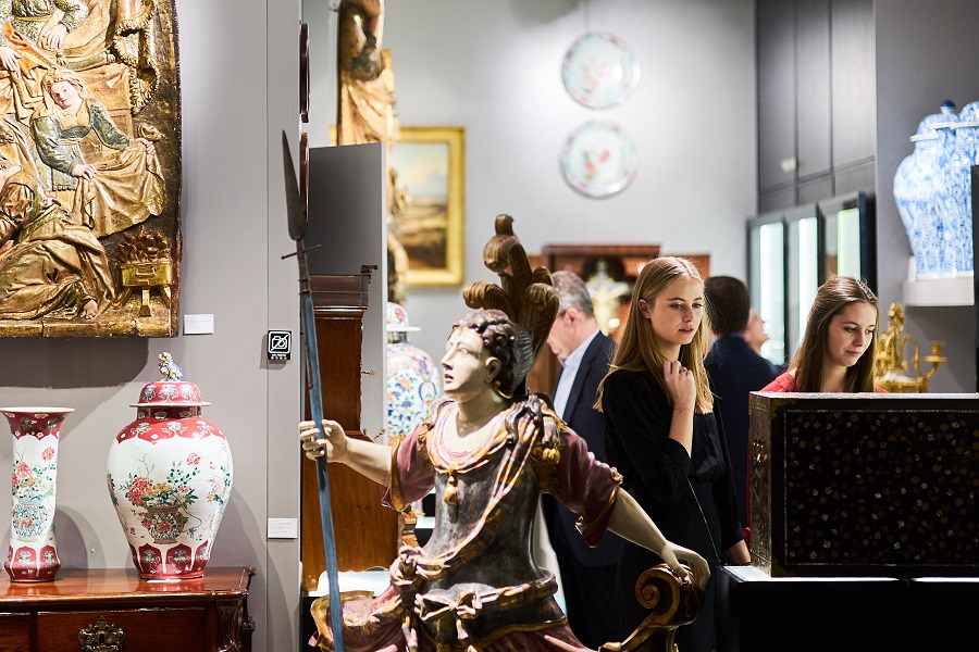 Tefaf Maastricht particolare dell'esposizione